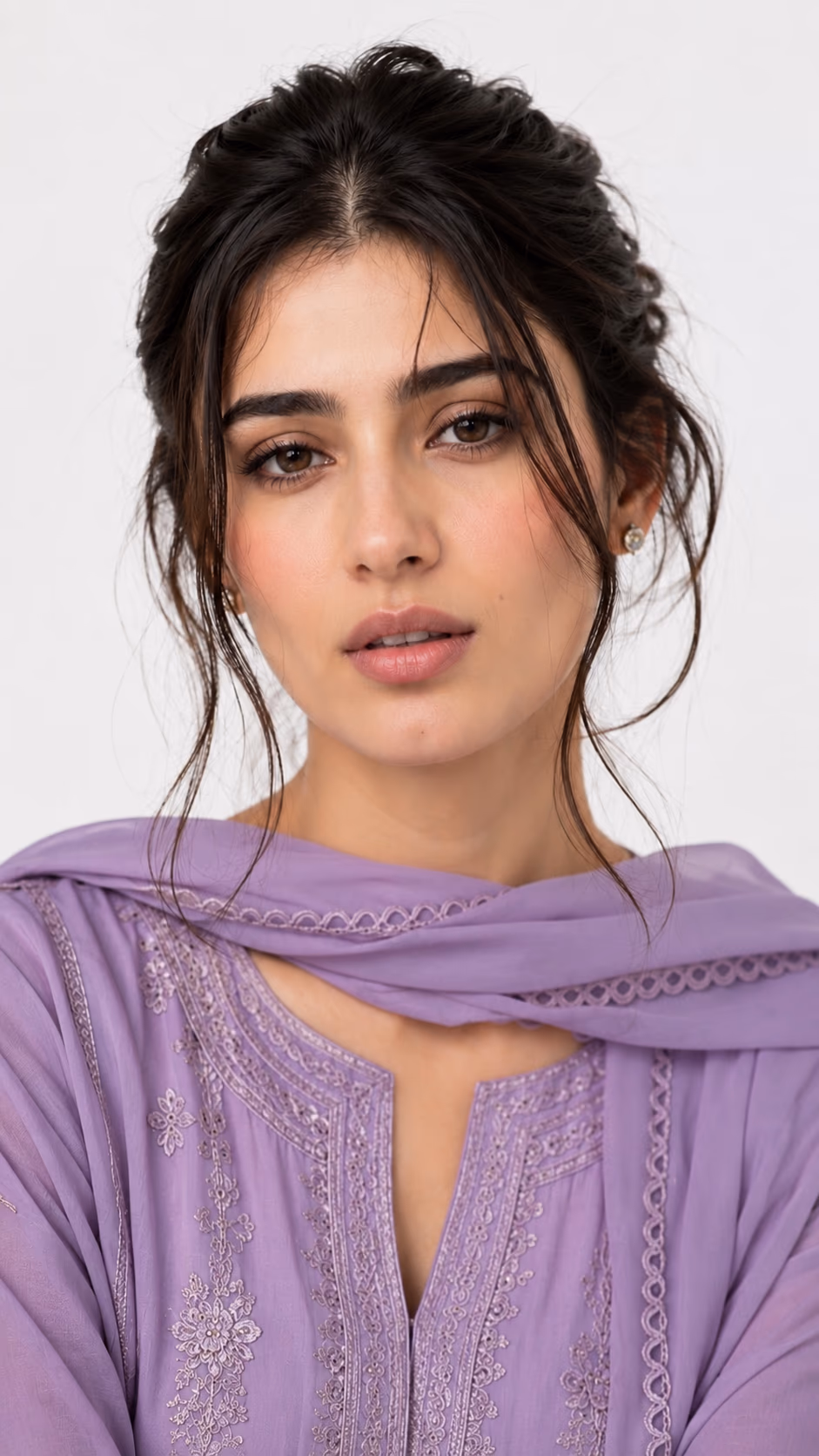 AI fashion model wearing a premium garment