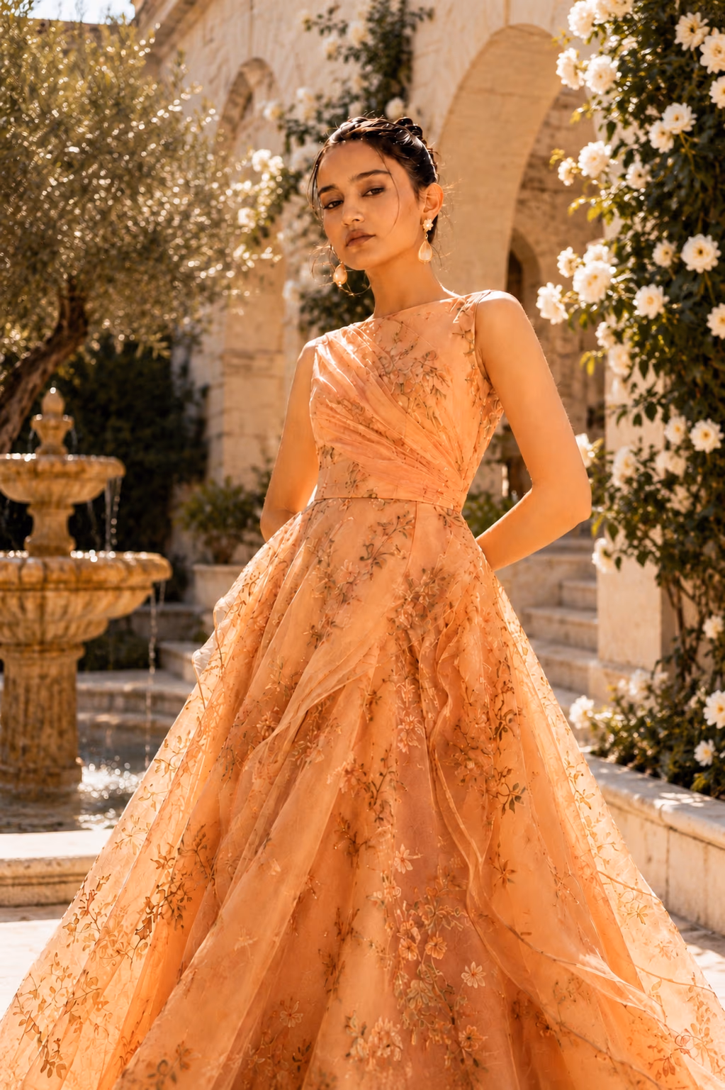 The same fashion look in a third production-ready setting
